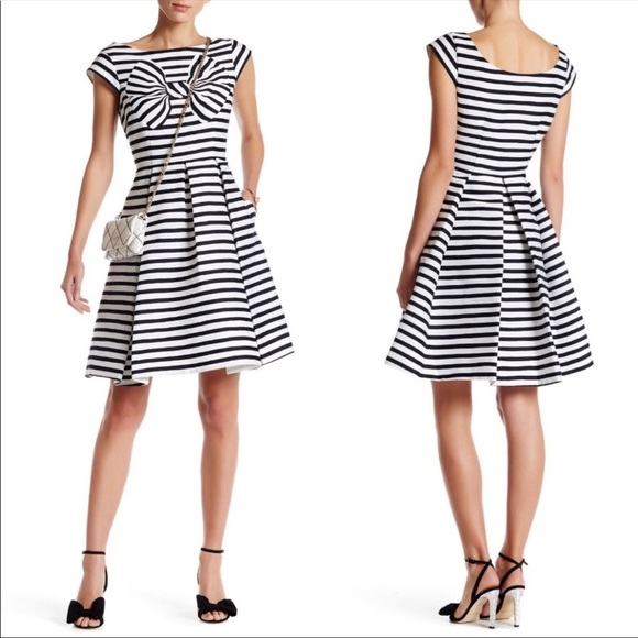 kate spade Dresses & Skirts - NEW!  Kate Spade ♠️ | Bow Stripe Mariella Dress